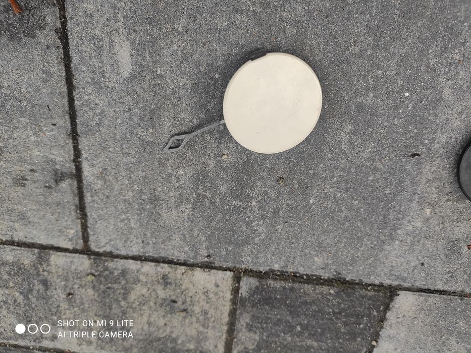 Zaślepka zatyczka haka Ucha haka Mini R55 Oryginał Biała