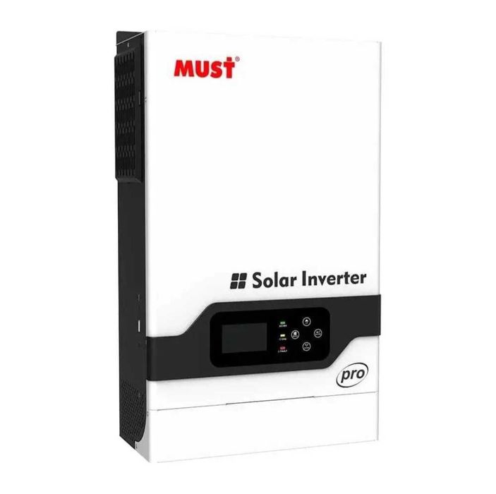 Комплект резервного питания инвертор must 24v 3kvt бесперебойного блек