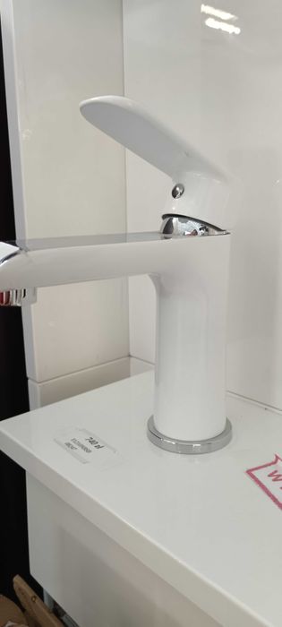 Bateria umywalkowa chrom-biała wyprzedaż !