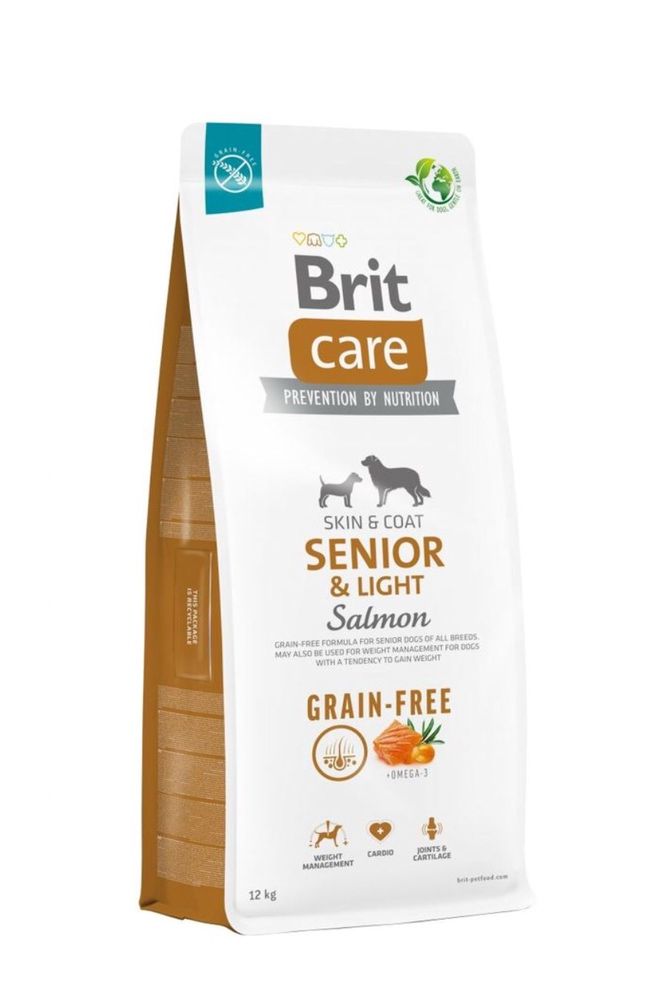 Сухой корм Brit Care Dog Grain-free Senior & Light 12 кг