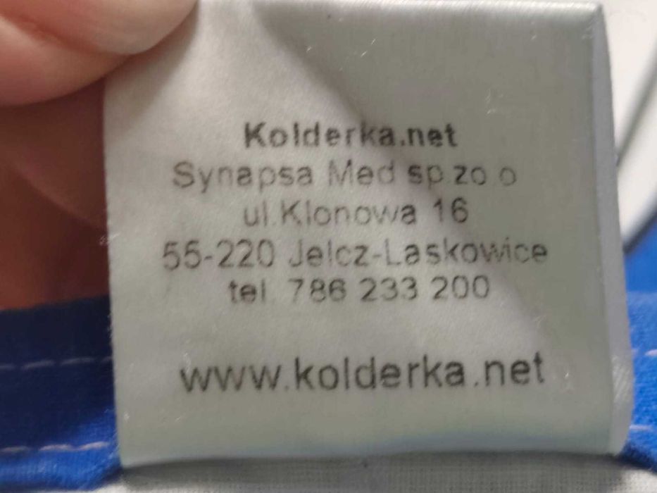 Kołdra sensoryczna, obciążeniowa 60x100 4,5 kg 100% bawełna - jak nowa