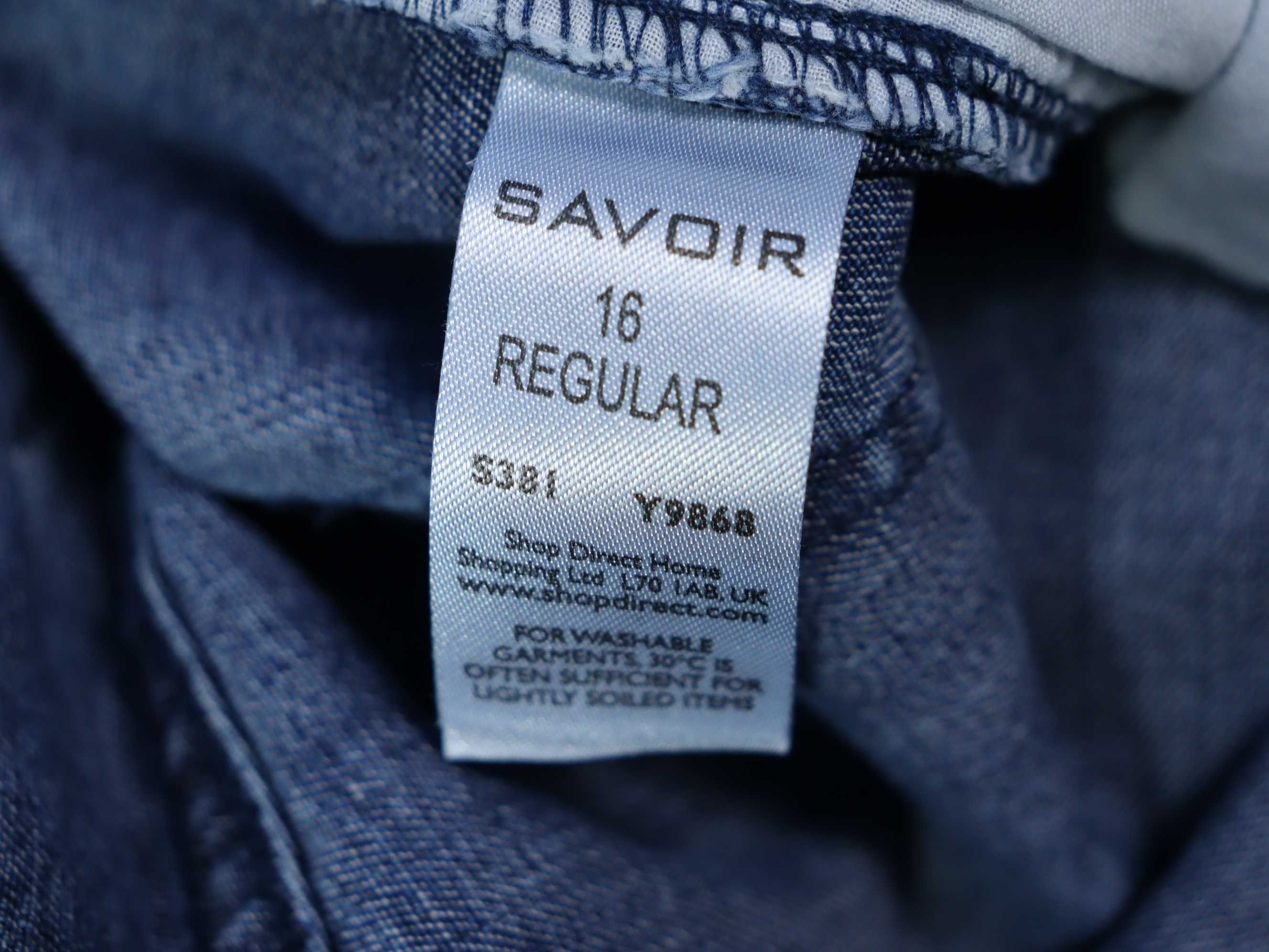 Savoir nowe damskie szerokie spodnie luźne baggy jeansy 16 XXL 44