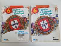 Manual e caderno de atividades  história e geografia de Portugal 6ano