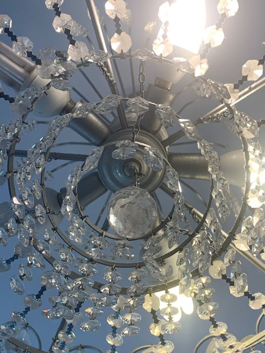 Lustre em tom prateado 15€