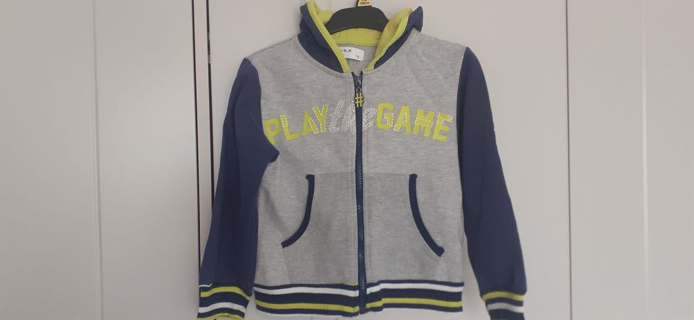 Bluza 5.10.15. Play game. 110 116 granatowa szara