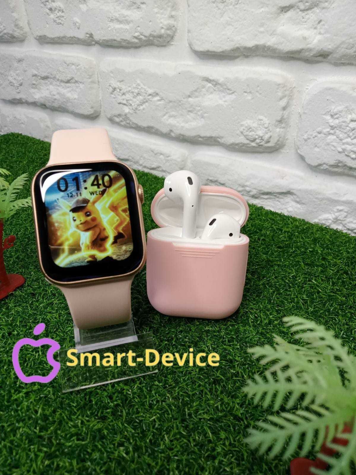 Акція! Бездротові Навушники Airpods 2 +смарт годинник М16+ Smart Watch