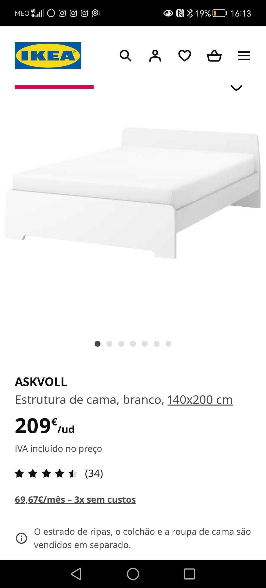 Cama ikea ASKVOLL