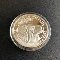 Срібна монета Слон, Сомалі, 2021 1 унція 9999 проби