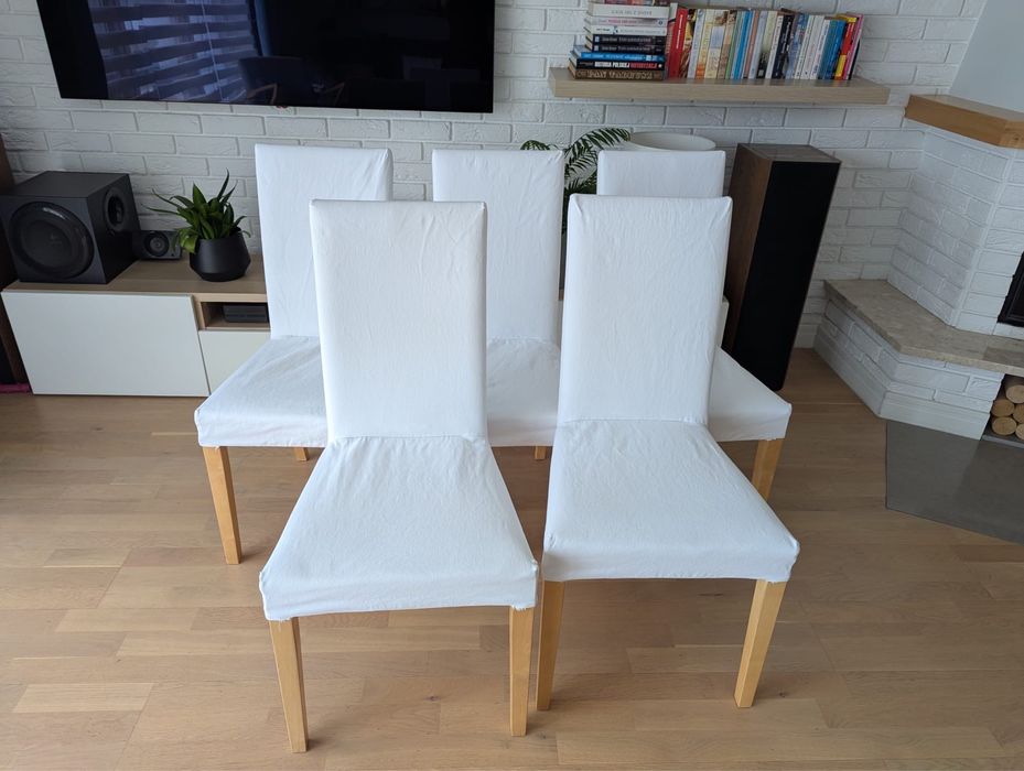 5x Krzesła IKEA HARRY w dobrym stanie tanio cena za komplet