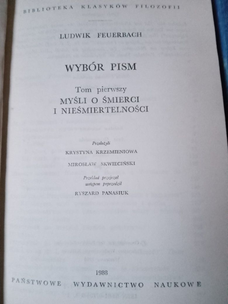 Feuerbach wybór pism