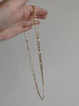 Złoty łańcuch 585 pełny 36,5g 68cm Figaro Made in Italy 14K