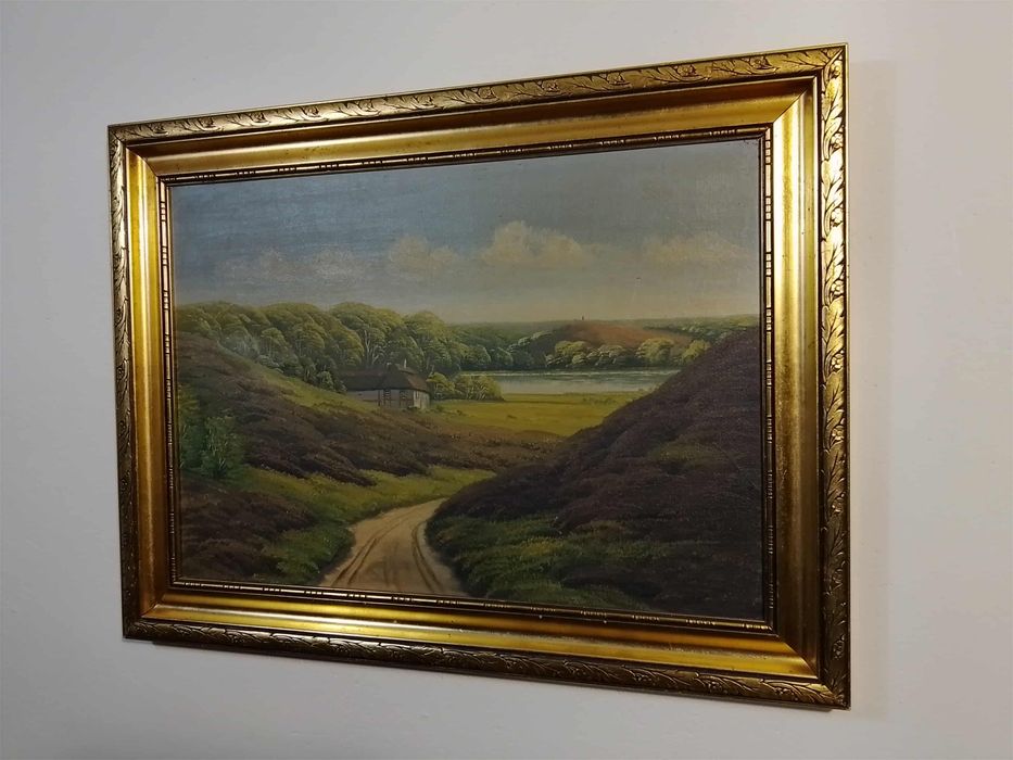 Stary obraz na płótnie