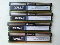 4Gb DDR3 1333MHz  PC3-10600. Corsair. Двостороння пам'ять.