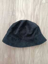 Czarna damska sztruksowa czapka bucket hat OVS rozmiar 58