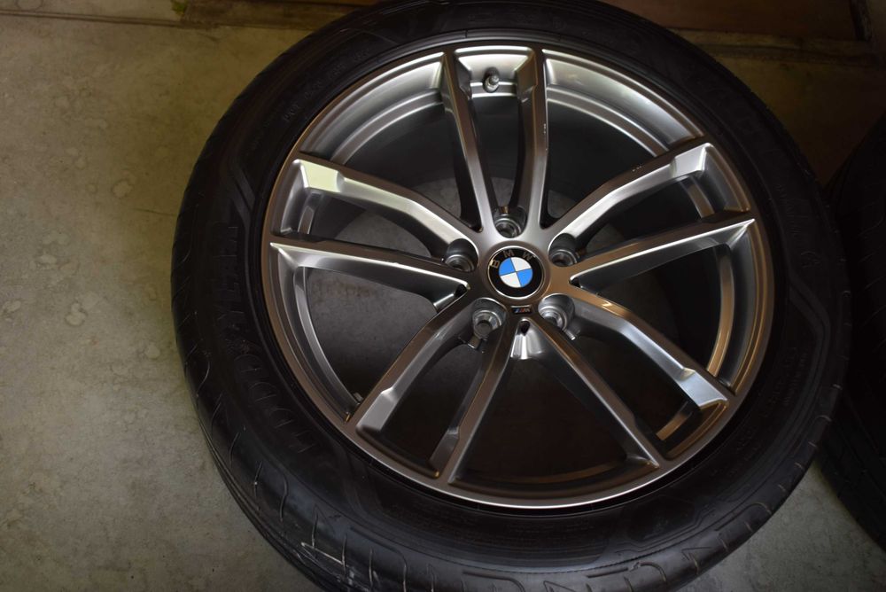 BMW 5 M G30 G31 wz 662M koła lato Goodyear przód tył oryg oem czujniki