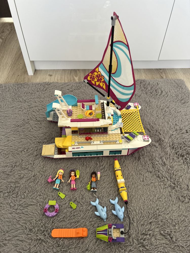 Lego Friends klocki statek 41317 stan idealny