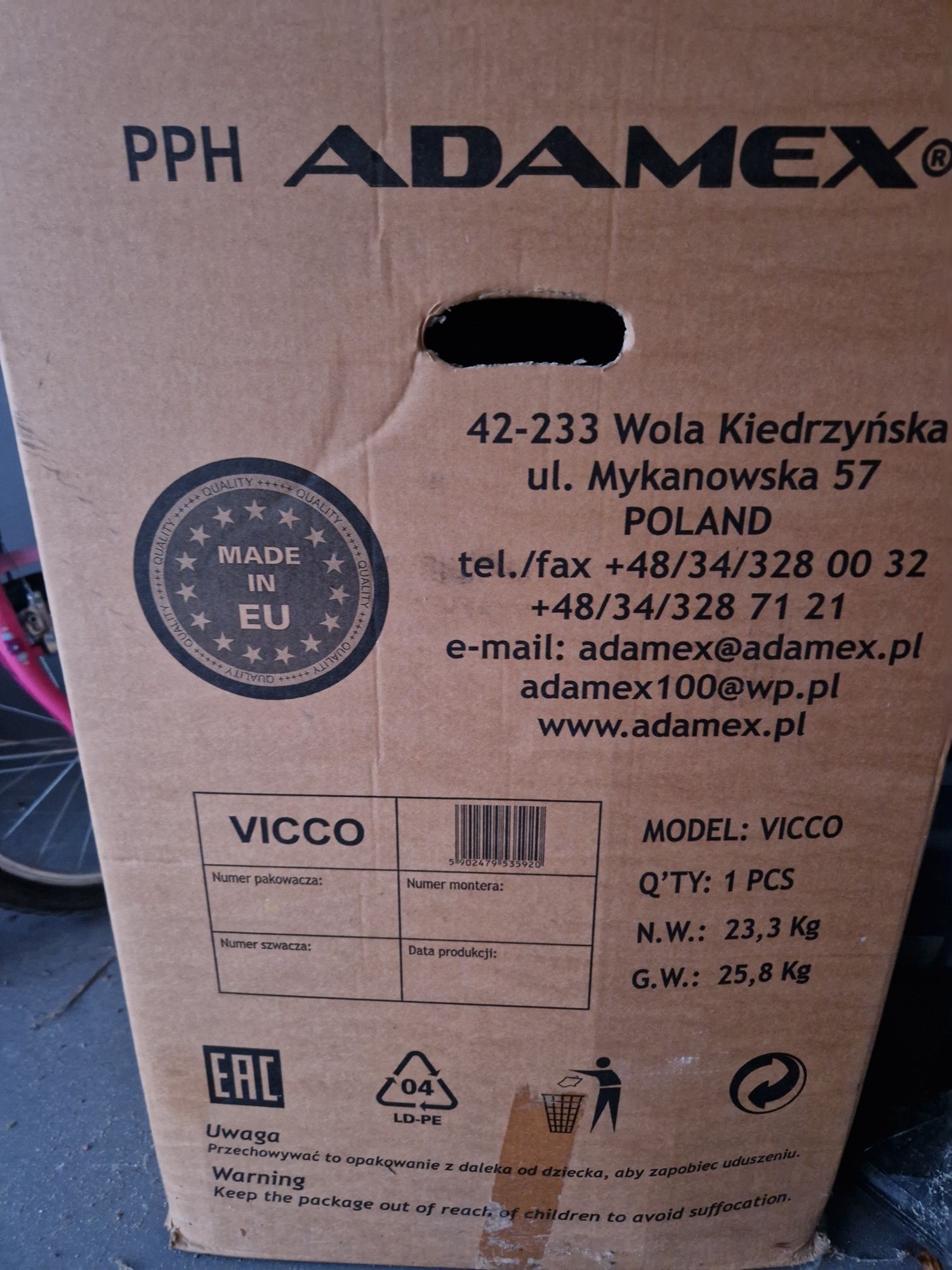 Adamex Vicco Carmel/Grey 2w1  Spacerówka i Gondola