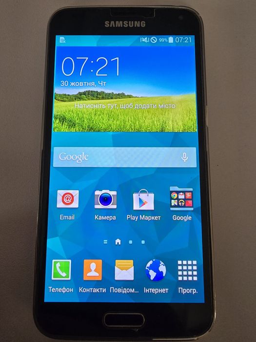 телефон Samsung Galaxy S5 Дві сім-карти Збільшена пам’ять  32 Гб !  та