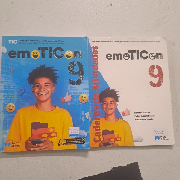 Manual e fichas de TIC 9 ano EMOTICON