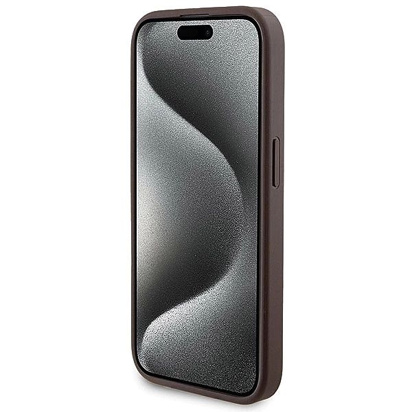 Zestaw etui Guess 4G Metal Logo na iPhone 15 Pro + powerbank 5000mAh M