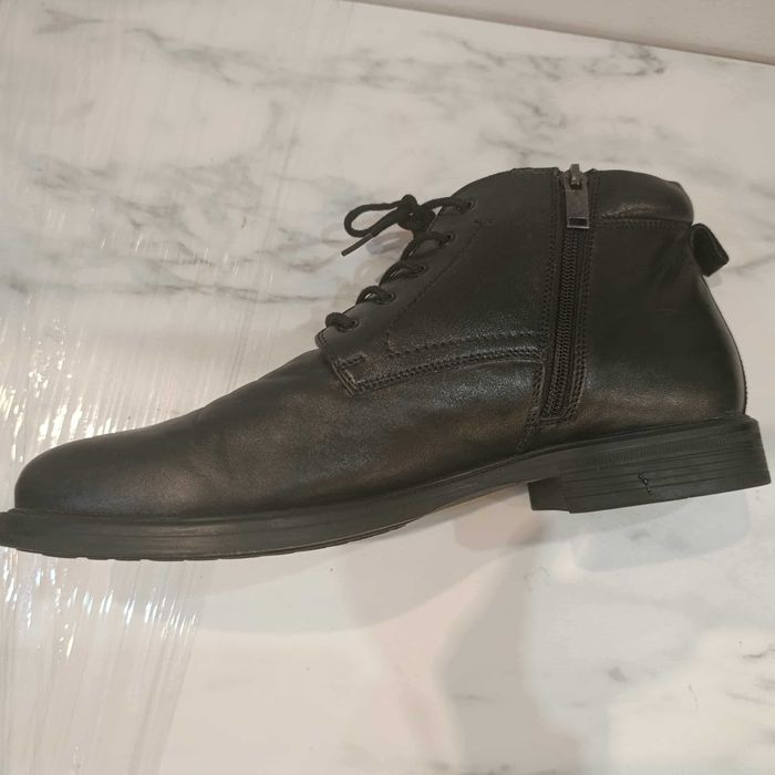 Buty ocieplane skórzane męskie Cesare Cave