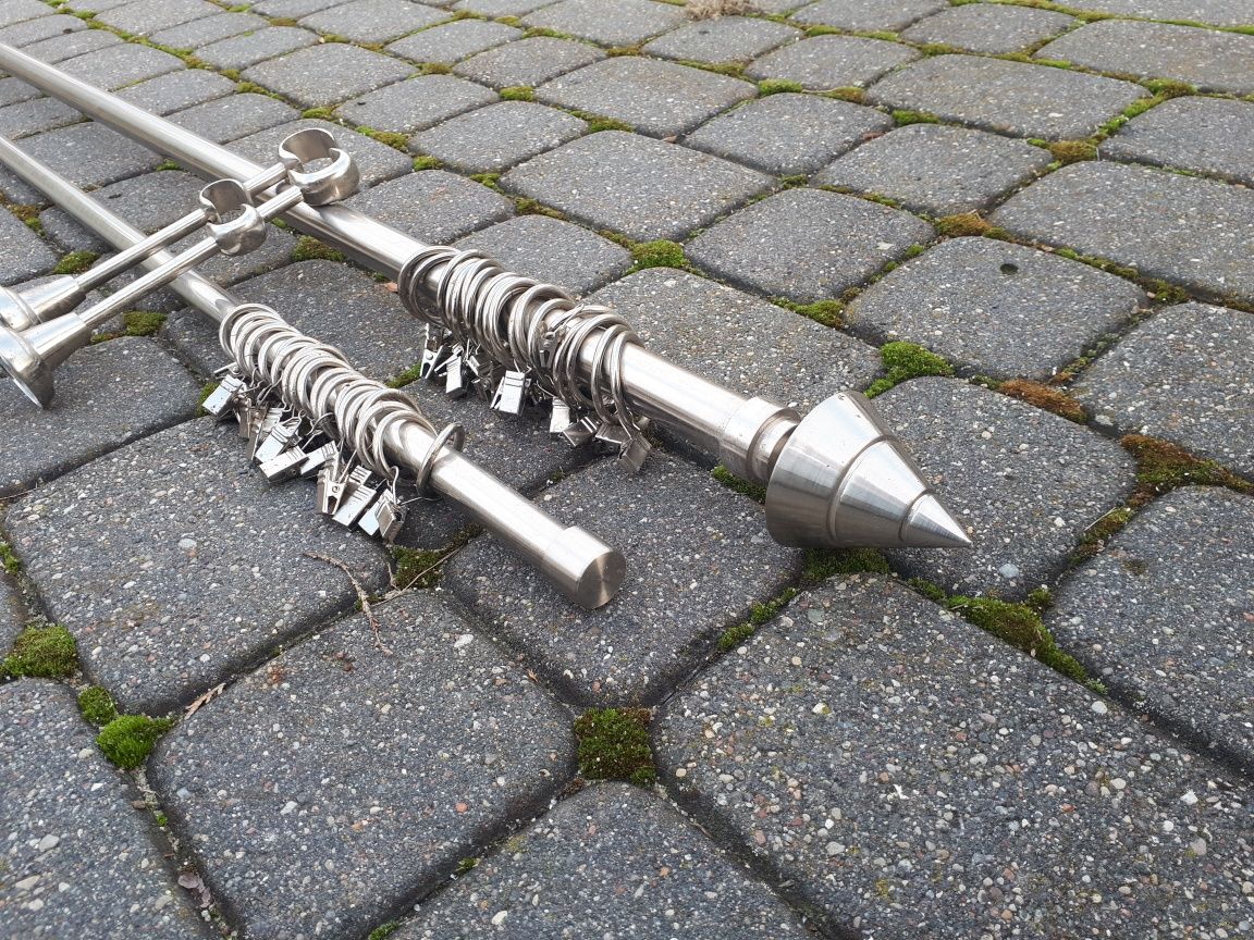 Karnisz chrom podwójny