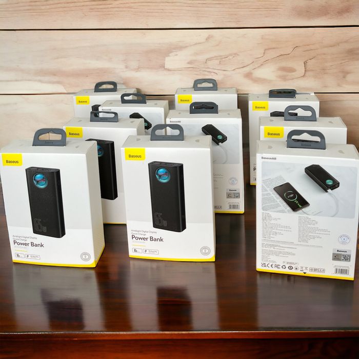 Повербанк PowerBank Baseus 30000mah,65w,тільки з фабрики, рік гарантія