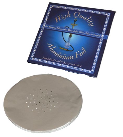 Folia Aluminiowa Heavy Duty do Shishy - Podziurkowana 12 cm