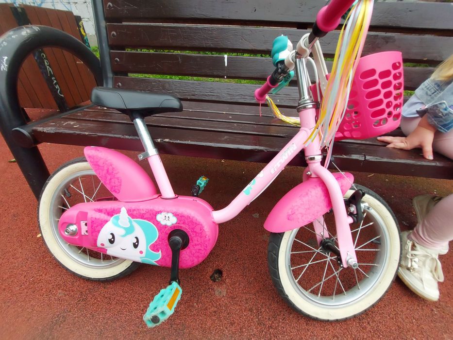Rowerek B'twin unicorn różowy