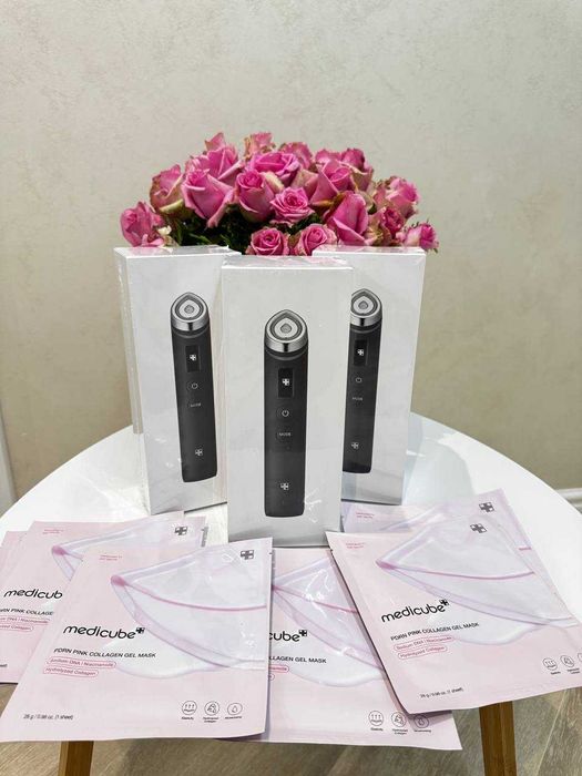 ОРИГІНАЛ Пристрій Medicube Age-R Booster Pro + МАСКА PDRN, УКР інстр