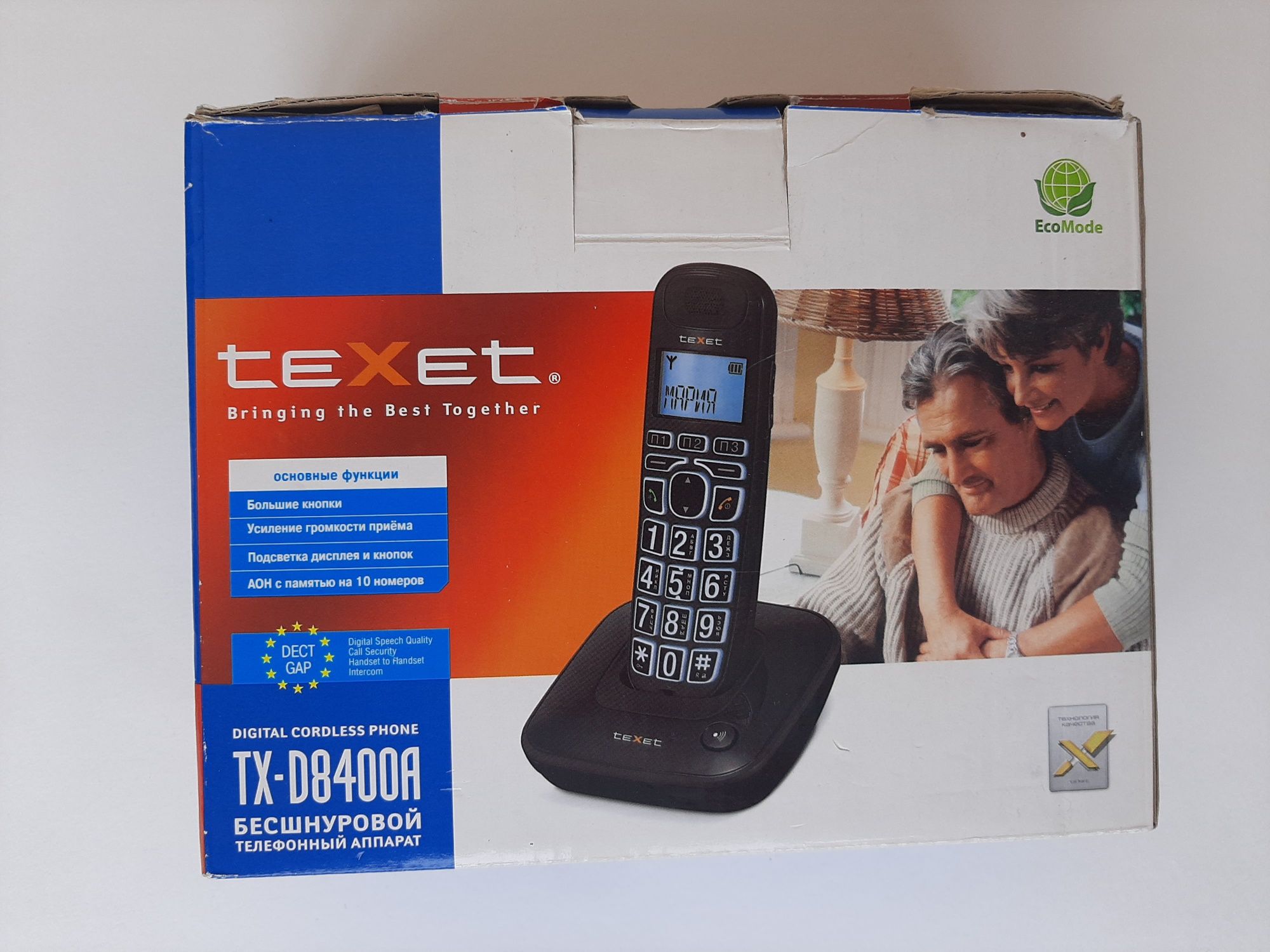 Радиотелефон DECT TEXET TX-D8400A