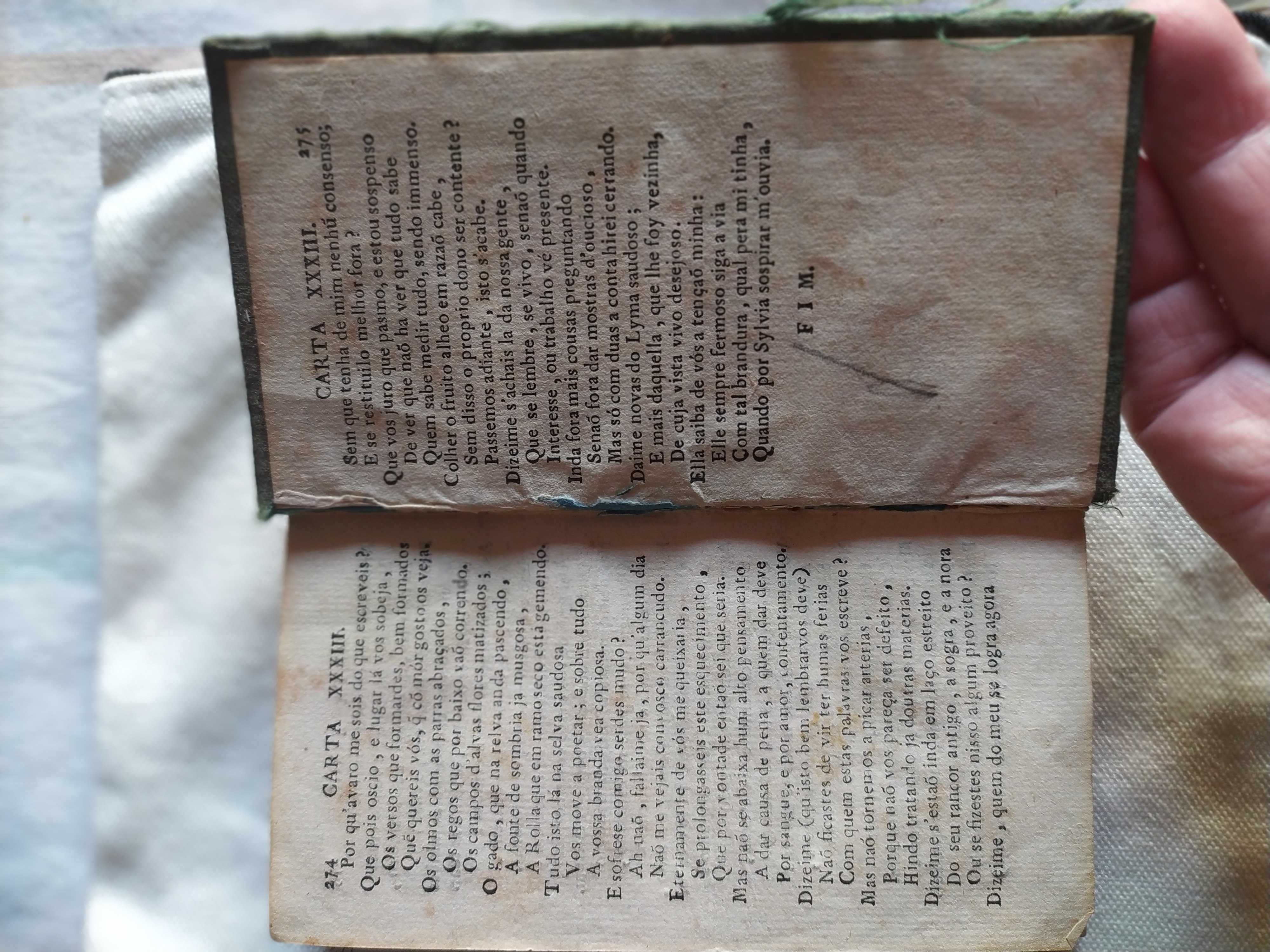 "O LYMA" de Diogo Bernardes. Livro impresso em 1820