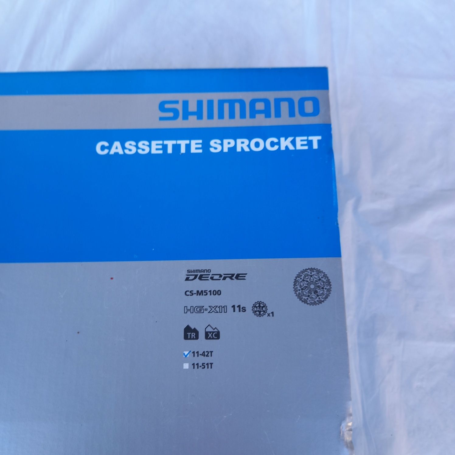 Nowa Kaseta Shimano Deore CS-M5100  11-rzedowa 11-42T