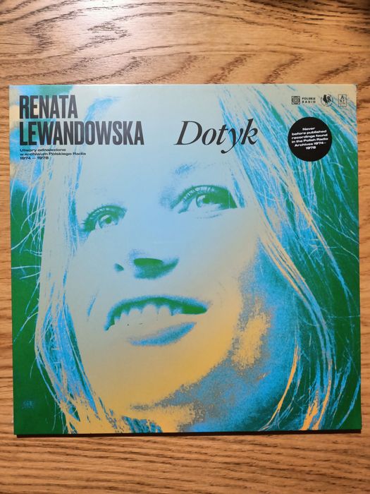 Renata Lewandowska Dotyk 2022 repress turkusowy winyl FOLIA