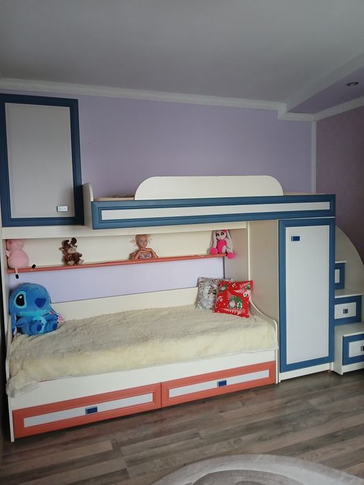 Дитяче двоспальне ліжко в хорошому стані Самовивіз