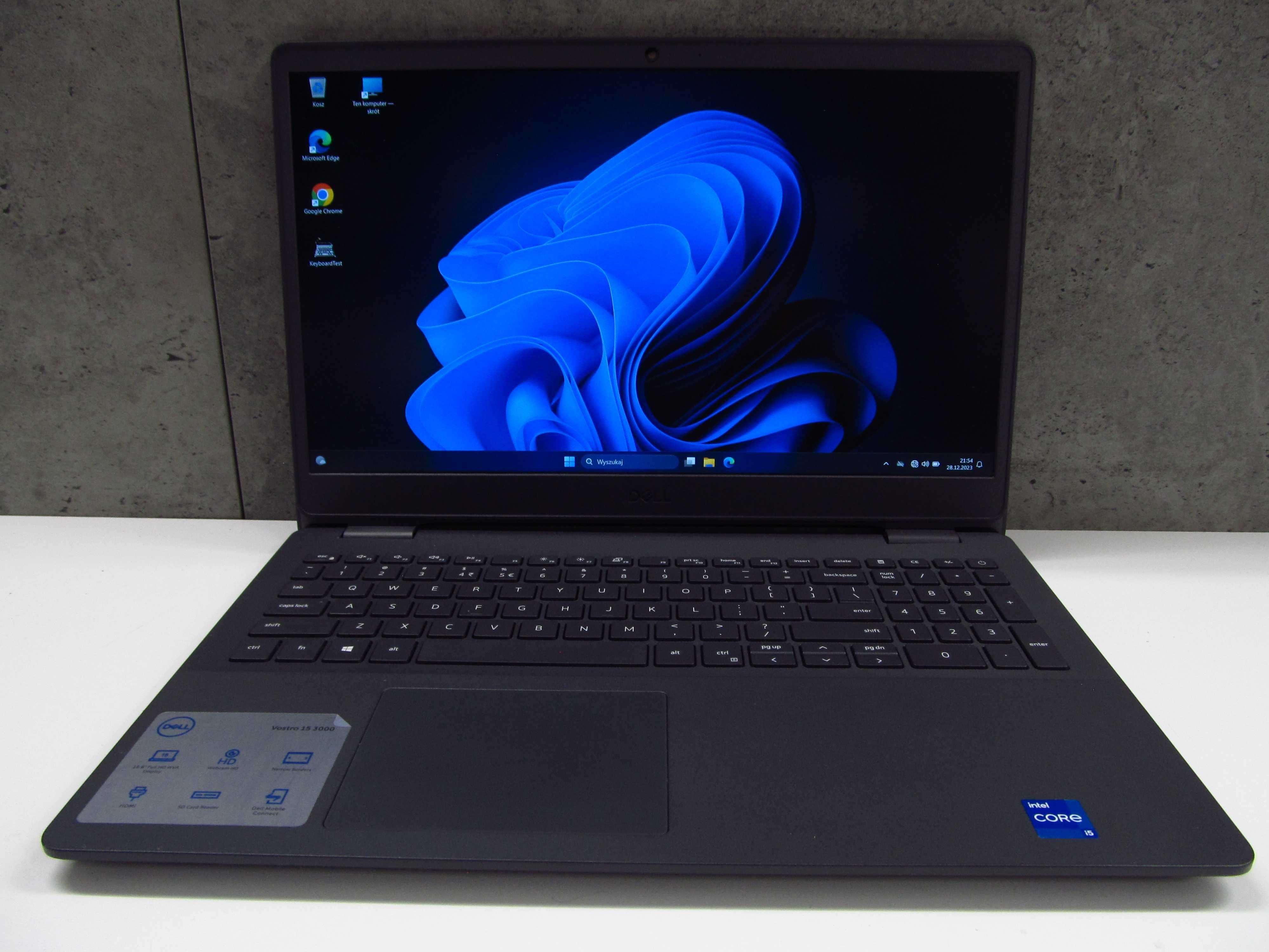 Dell Vostro 3500 i5 11-Gen ram 8GB dysk 256SSD Full HD IPS IRIS Laptop