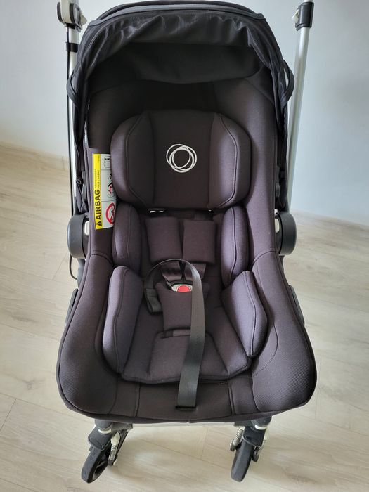 Автокресло Bugaboo Turtle Air by Nuna Black, вместе с шаси