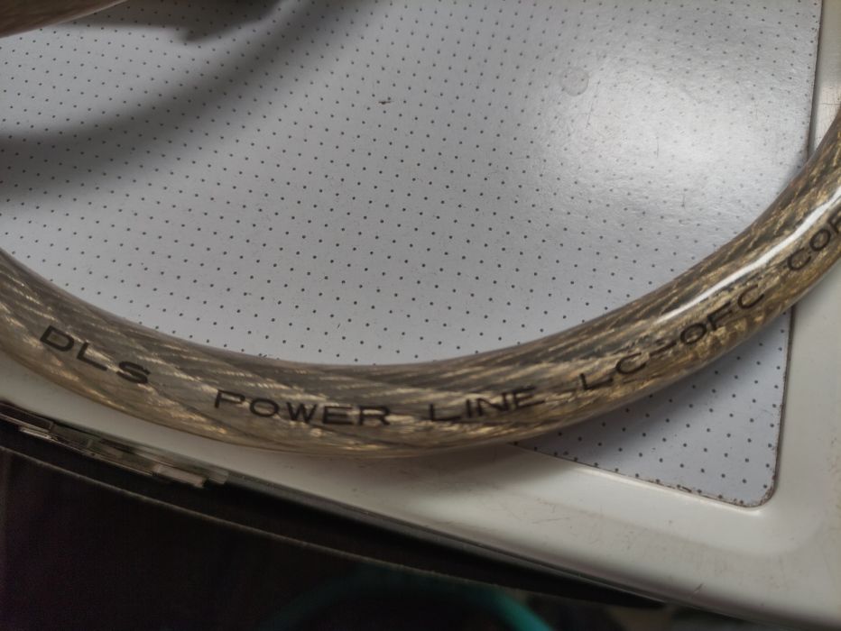 Силовой кабель питания DLS Power Line LC-OFC Copper AWG 0=50мм 2 метра