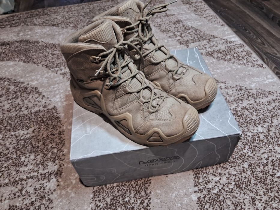 Військові черевики Lowa Zephyr mid gtx coyote desert tan зефіри 42 ½