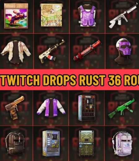 36 ROUNDs. 12 уникальных скинов (TWITCH DROPS)