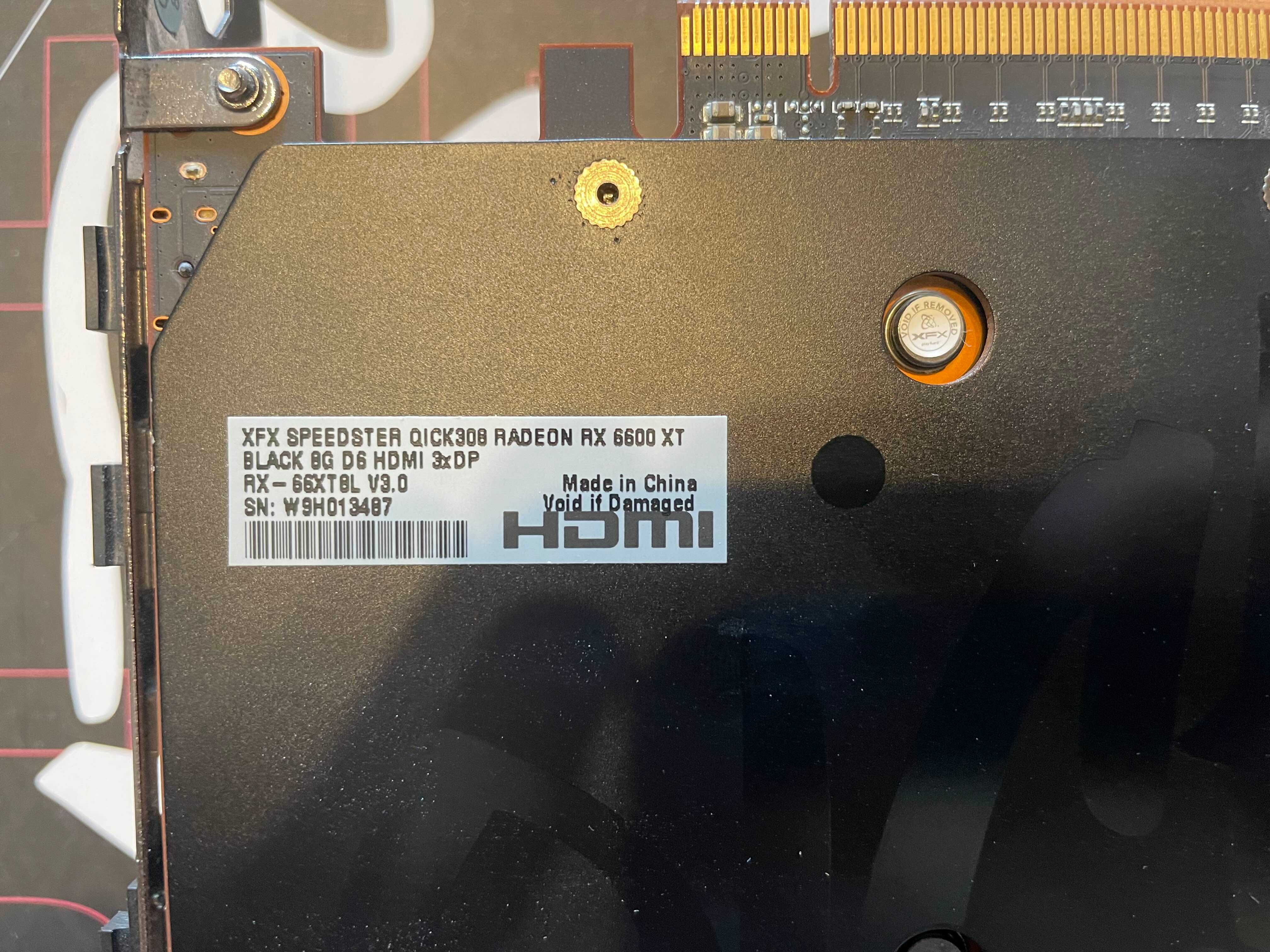 Radeon RX 6600 XT XFX QICK308 8GB
