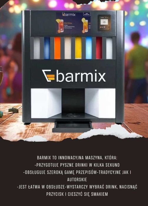 BARMIX wynajem - Mobilny Drinkomat - Automatyczny Barman na Twój event