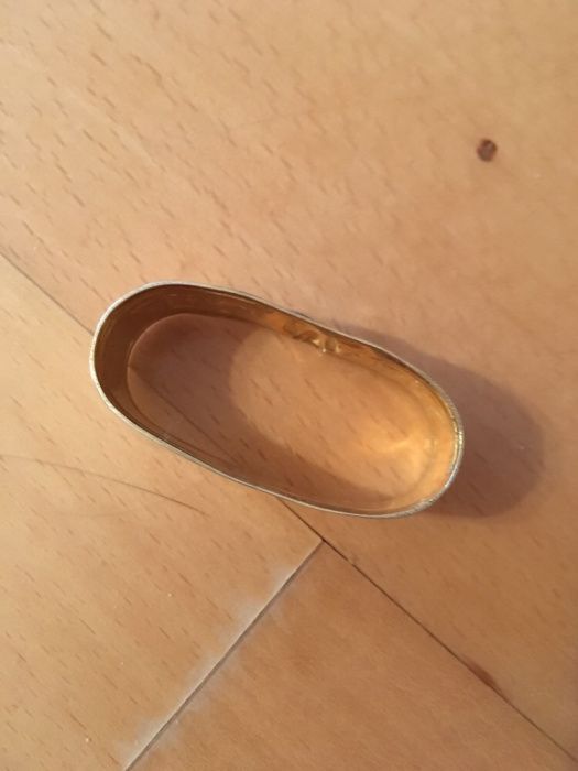 Anel para guardanapo em prata para bebé