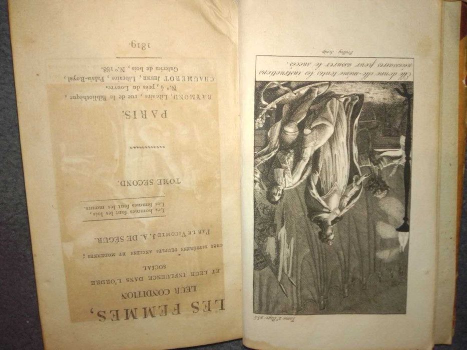 Книга Les Femmes (2 Tome) 1819 г. Paris (на французском языке)