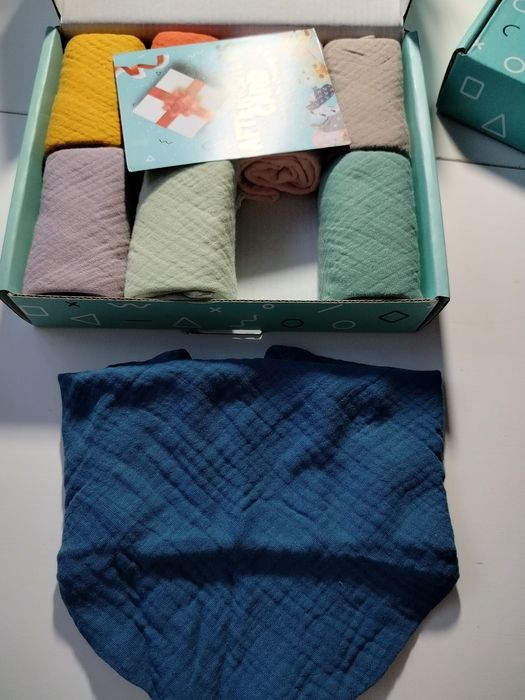 Muslinowe śliniaki zestaw 8szt 23