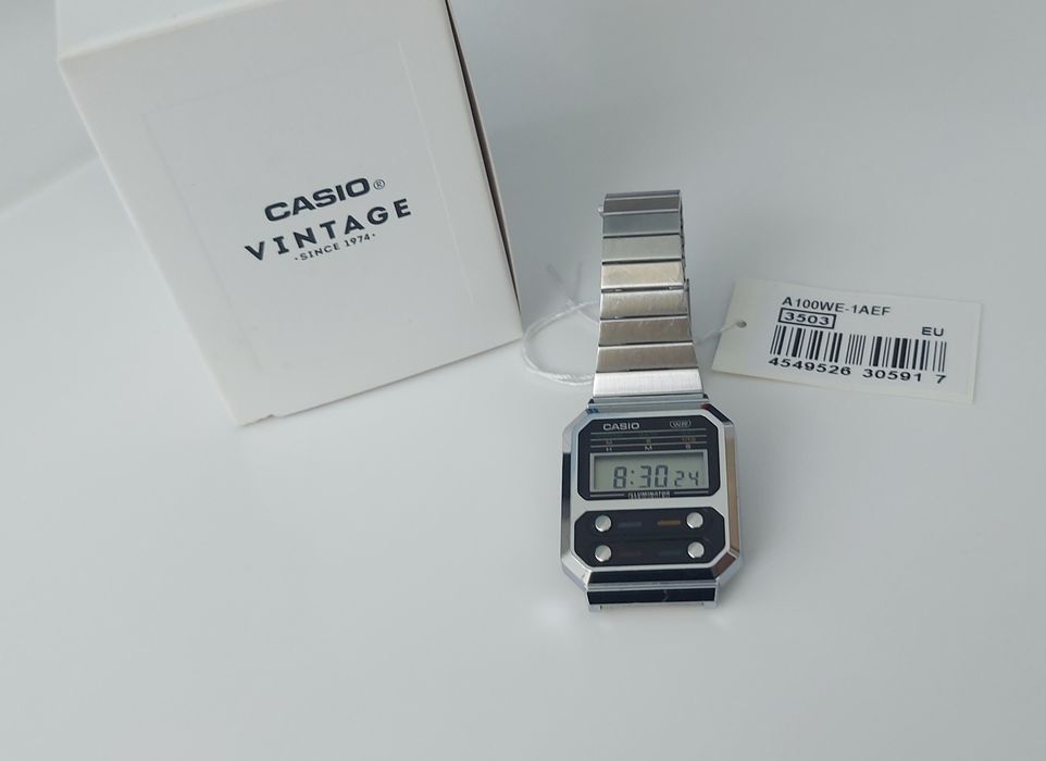 Relógio Casio prateado