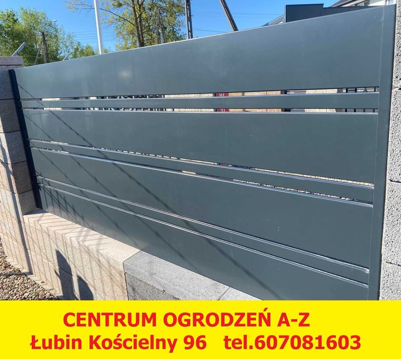 Ogrodzenie panelowe fi 4 mm 123 cm + 25 płyty + profesjonalny montaż