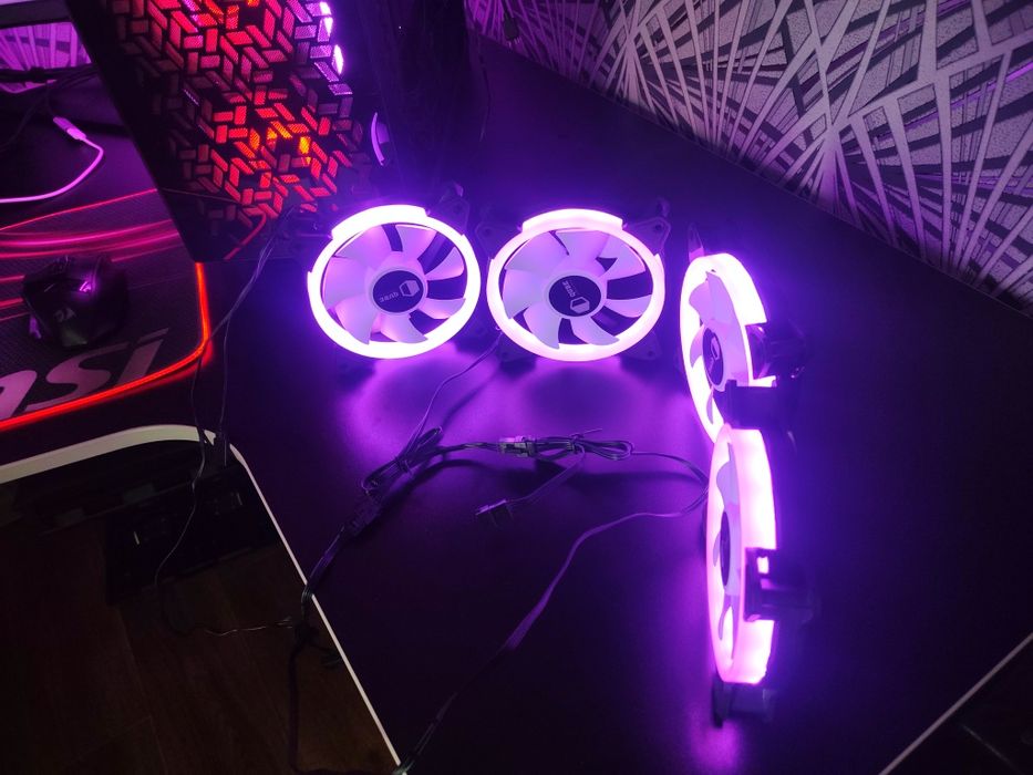 Корпусные вентиляторы для ПК, QUBE. Комплект корпусных вентиляторов.