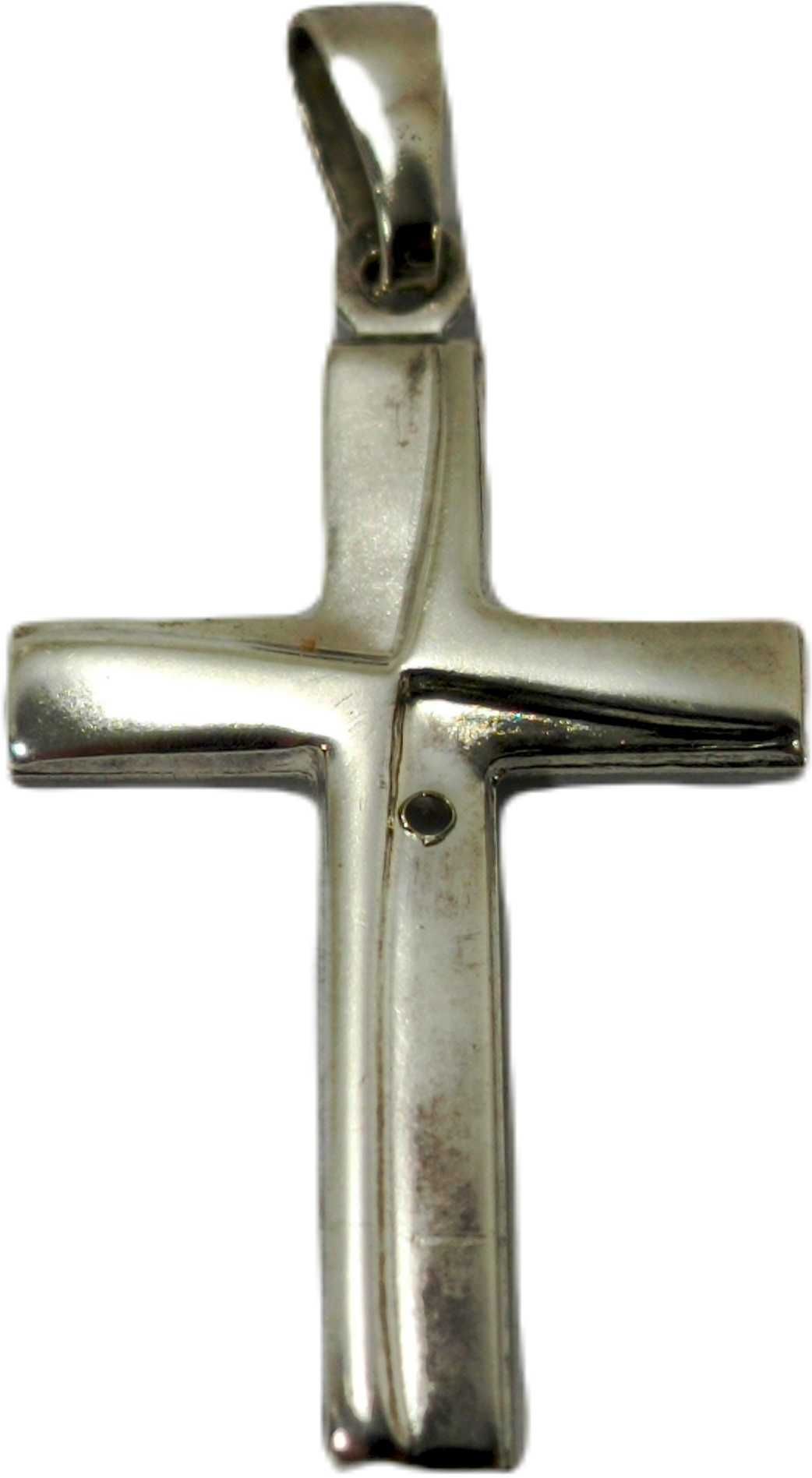 Srebrny krzyżyk zawieszka wisiorek 1,7 g