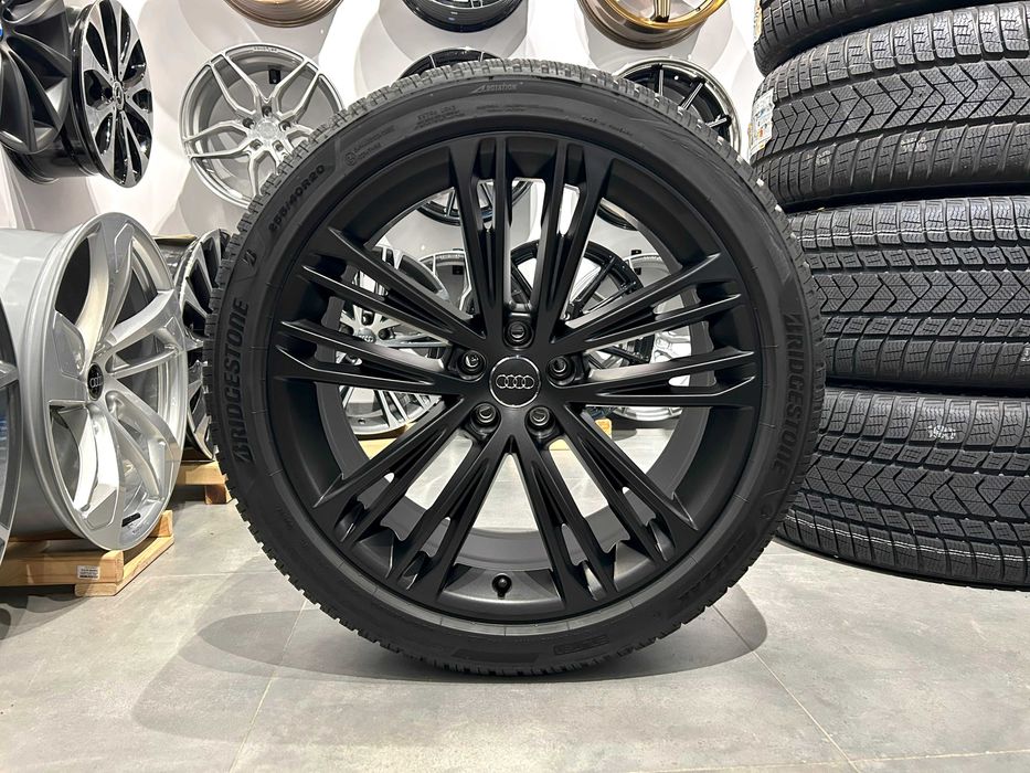 Oryginalne koła zimowe 20 5x112 ET30 Audi A6 C8 A7 4K 255/40R20 Bridge